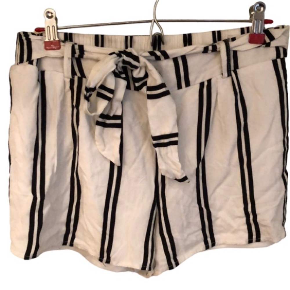 3/$10 Paperbag striped shorts